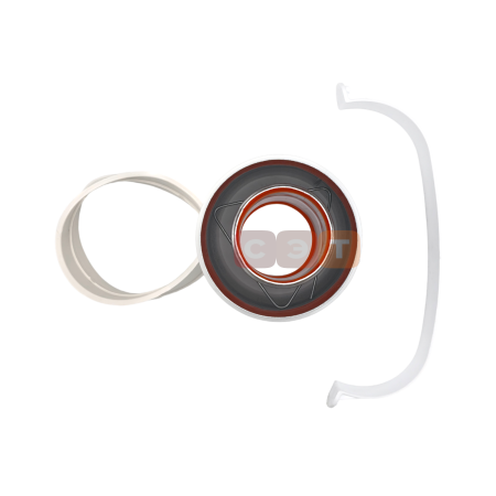 Адаптер коаксиальный вертикальный (хомут)  Camino Ø 60/100 мм (BAXI, Viessmann, Kiturami)